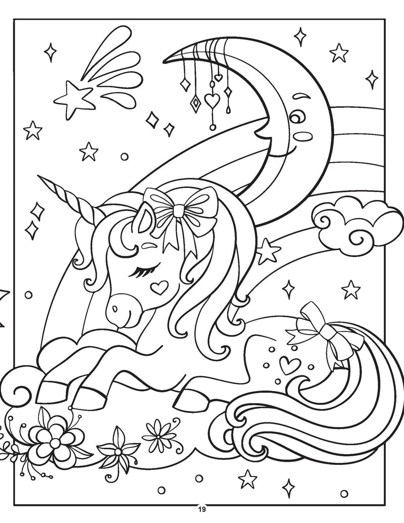 My Unicorn Colouring Book for Children Age 2 -7 Years : Drawing, Painting & Colouring Children Book by Dreamland Publications
