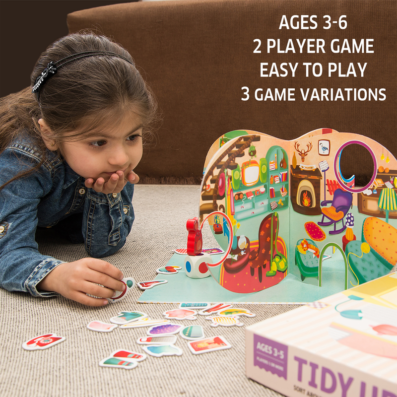 Tidy Up - Preschooler, Sorting and Organising Activity Game