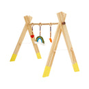 Pine Wood Foldable Baby Floor Gym