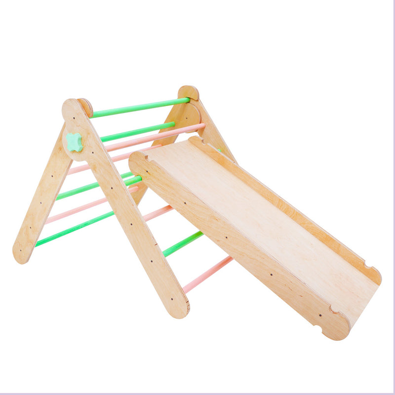 Pikler Triangle With Slider and Ramp