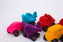 Little Vehicle Assortment - B (Set Of 8) (0 to 10 years) -(Non-Toxic Rubber Toys)