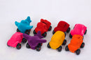 Little Vehicle Assortment - B (Set Of 8) (0 to 10 years) -(Non-Toxic Rubber Toys)