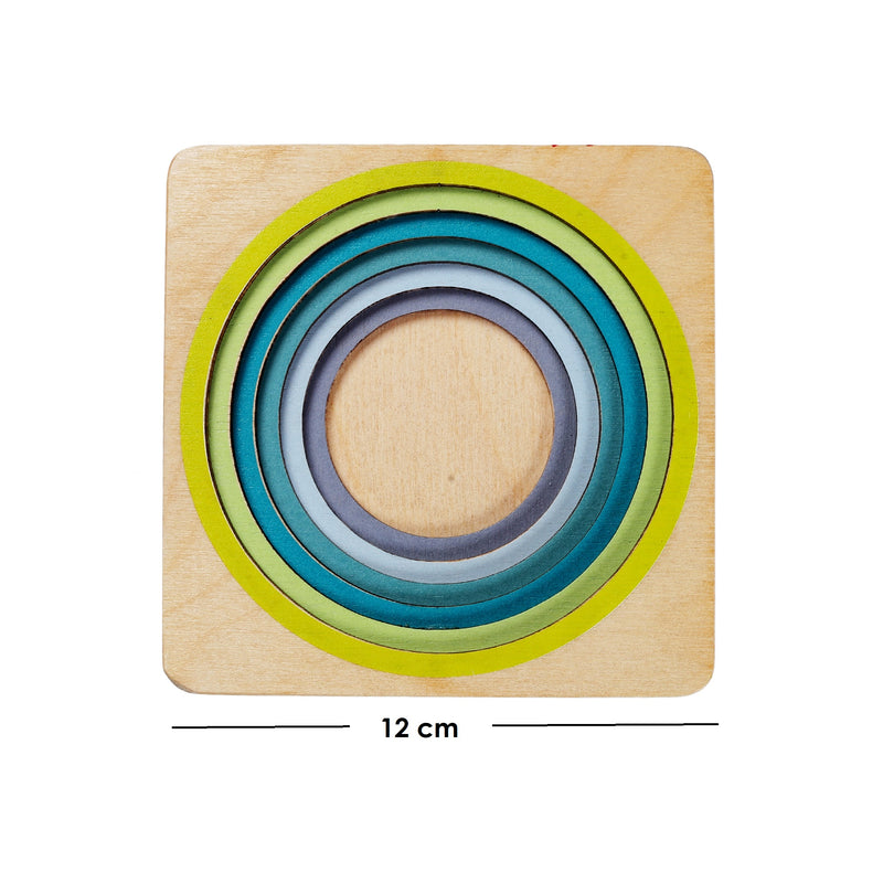 Toyroom Wooden Fraction Puzzle - 6 layers