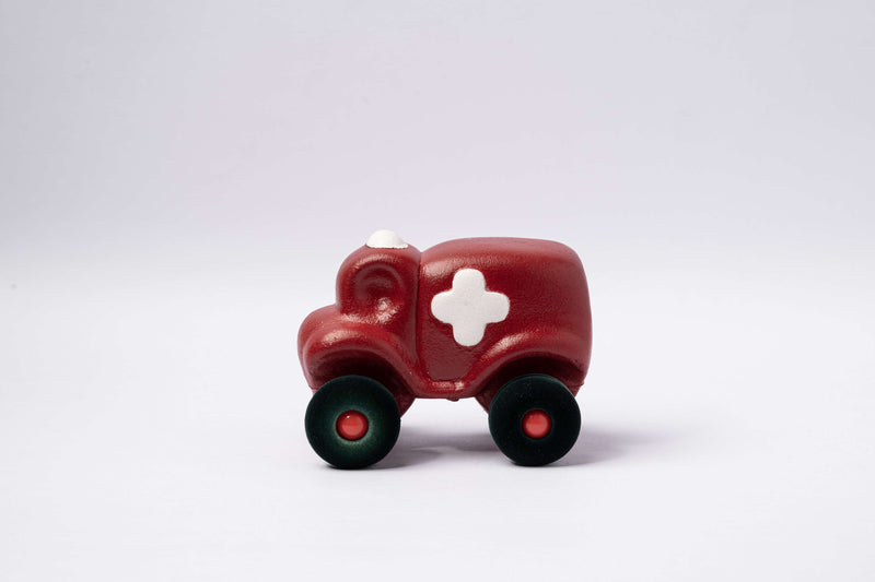 Little Ambulance Painted (0 to 10 years) (Non-Toxic Rubber Toys)