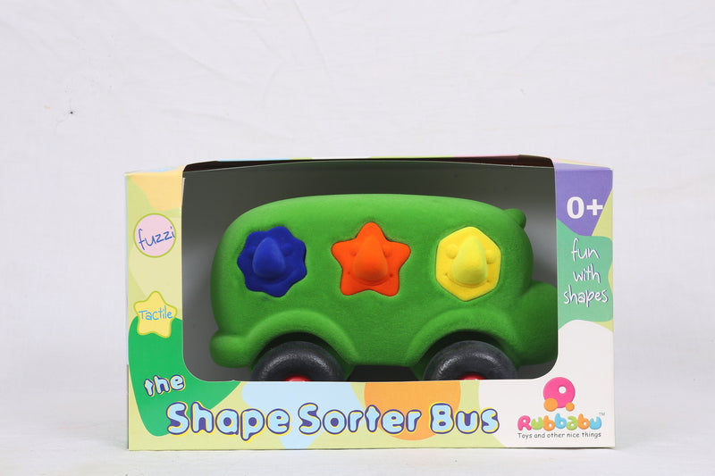 The Shape Sorter Bus Large - Green (0 to 10 years)(Non-Toxic Rubber Toys)