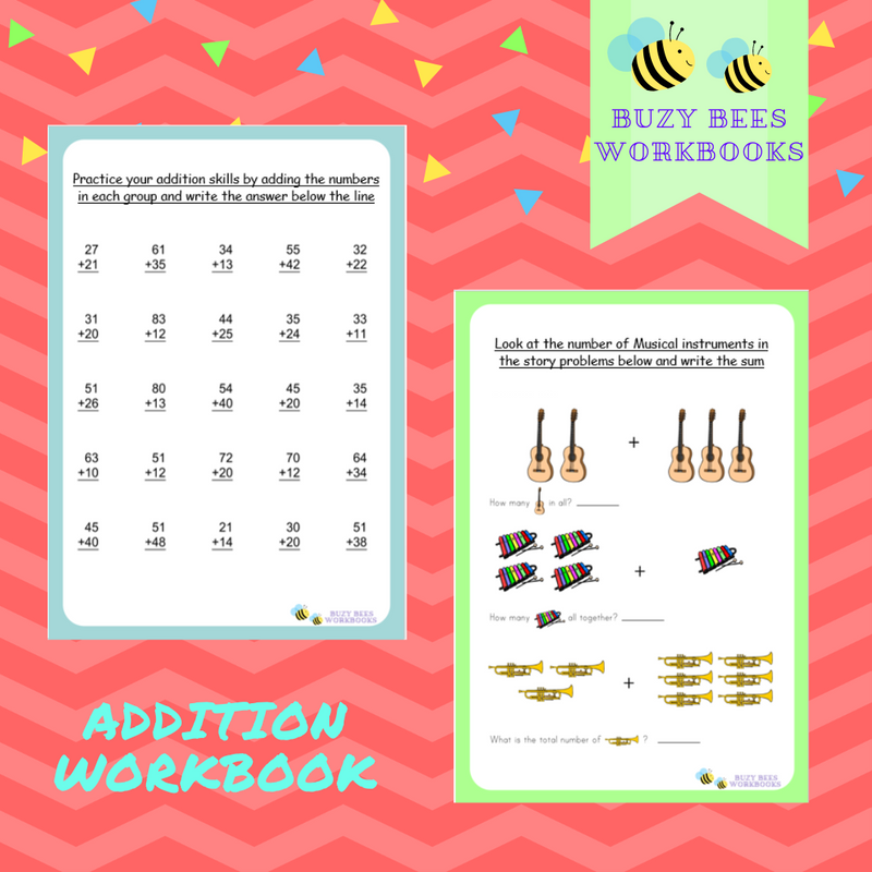 Math Pack - Set of 3 workbooks (4 to 6 years)