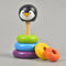 Svecha Toys: Penguin rainbow ring stacker