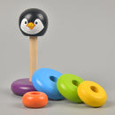 Svecha Toys: Penguin rainbow ring stacker