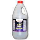 Slime and Craft Clear School Glue (2 Litres, Pack of 1 Bottle)