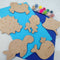 Ocean Painting Art Fridge Magnet DIY Kit