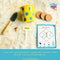 Magic soil, metal planter -1,garden tool-1,seed pods-1,plant identifier-1 & activity card-1 representing life cycle of plants