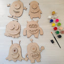 KIDDO KORNER | DIY Fridge Magnets Kit | Monster Color Art Kit