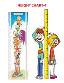 Height Chart - 4 : Reference Educational Wall Chart by Dreamland Publications