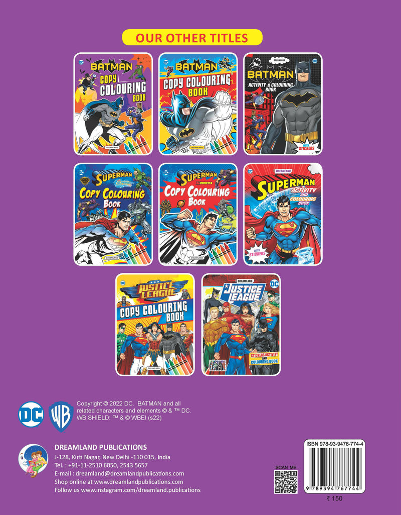 Batman Copy Colouring Book by Dreamland Publications & Isbn