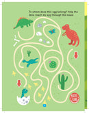 Dinosaur Activity and Colouring Book - Die Cut Animal Shaped Book : Interactive & Activity Children Book by Dreamland Publications 9789394767454