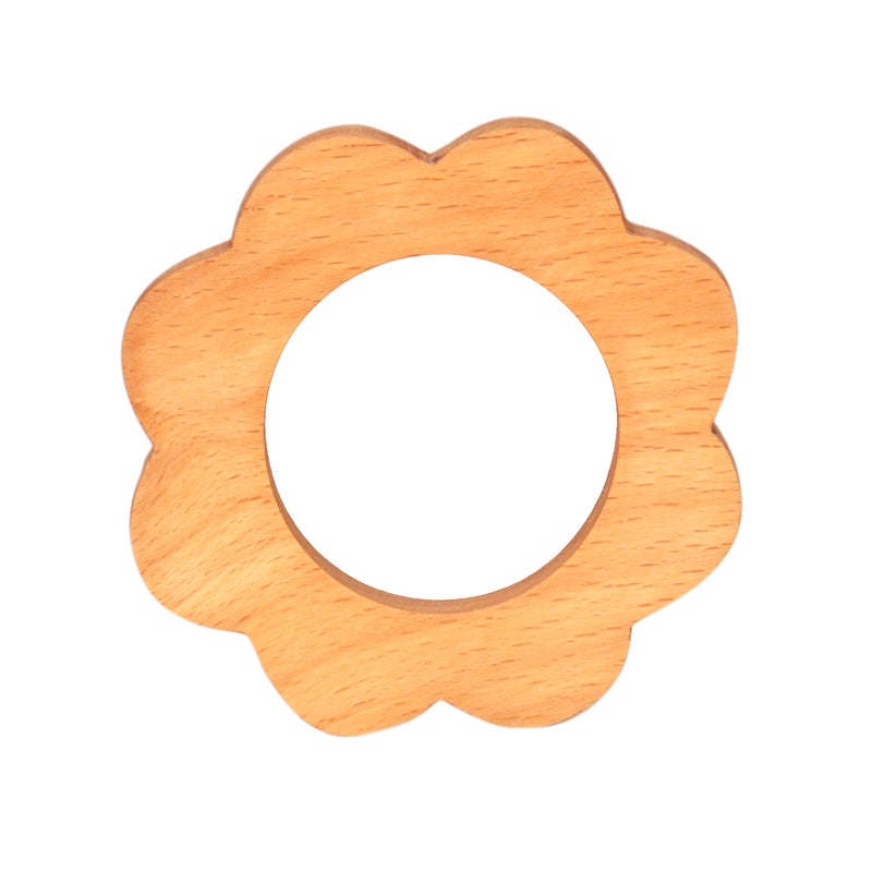 Thasvi Wooden Teethers Set 1 (3 months +) - Touch. Feel. Explore.