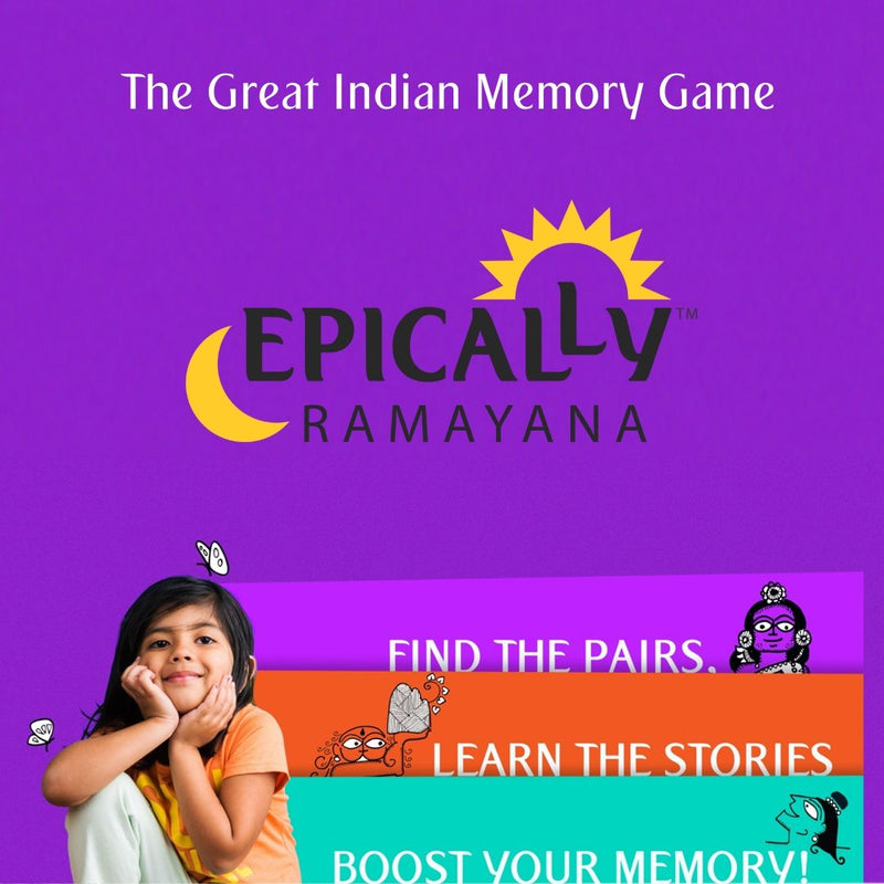 Epically Ramayana - Memory Matching Game for Kids based on Mythology by Devdutt Pattanaik