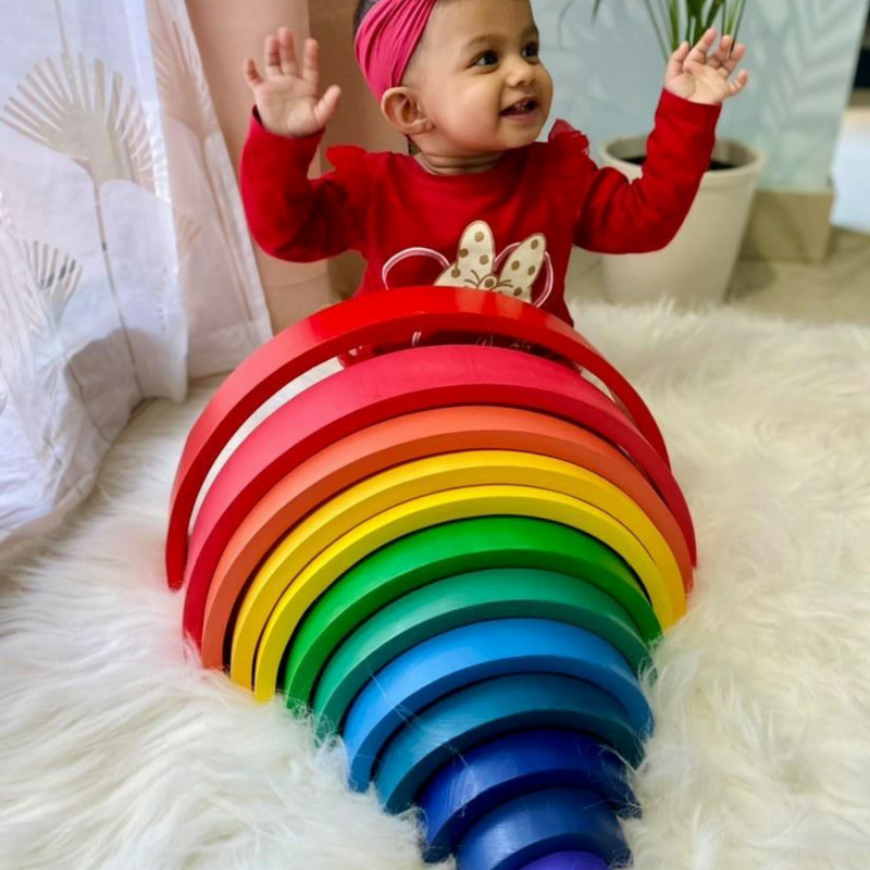 Rainbow Stacker - 12 pc