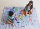 Hop Around the World - Giant World Map Twister Game