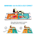 Clever Dog, Fun Opposites Puzzle, Self Correcting Matching Puzzle for Preschooler -Pack of 5