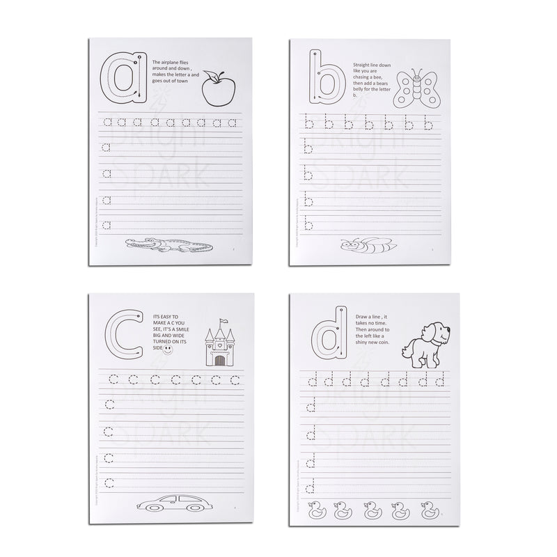Tracing Lowercase letters (30 sheets)