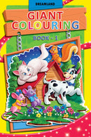 Giant Colouring Book - 1 : Drawing, Painting & Colouring Children Book By Dreamland Publications 9789350891247
