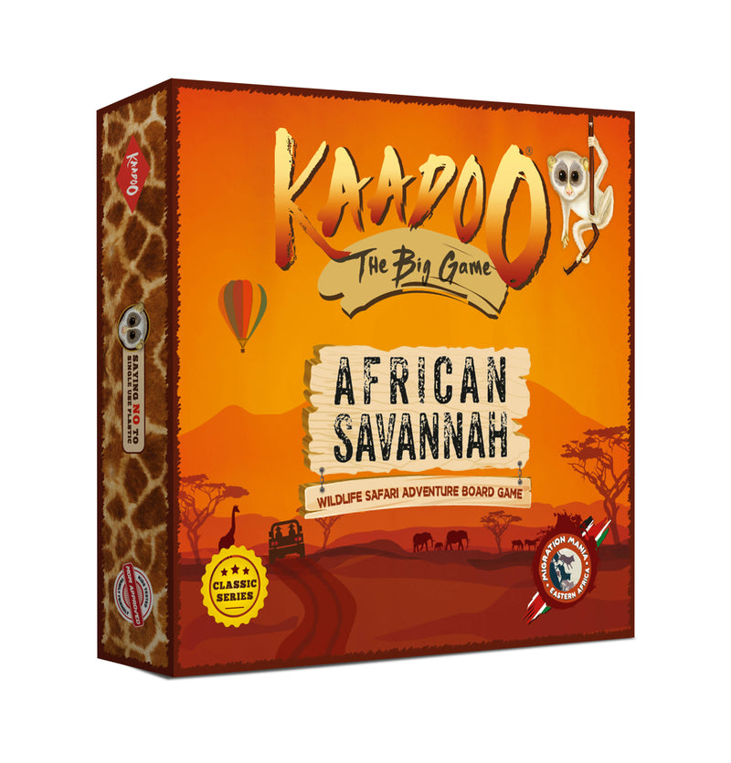 Migration Mania-African Savannah Edition Jungle Wildlife Safari Adventure Board Game