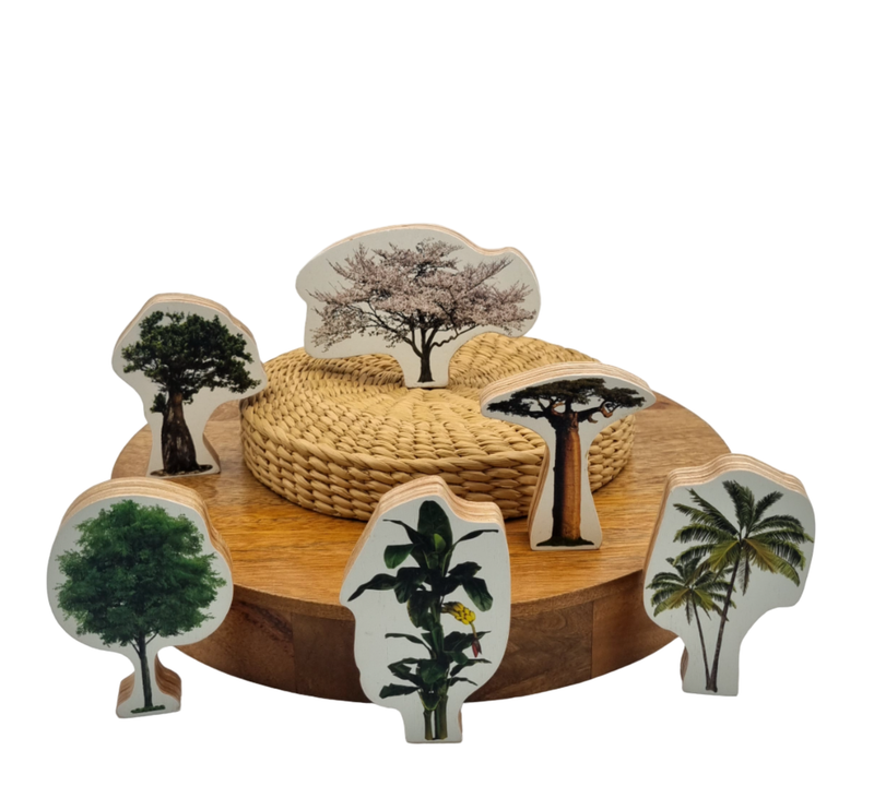 GrapplerTodd -Wooden Trees 12 in 1 Toy Set (1 to 10 years)