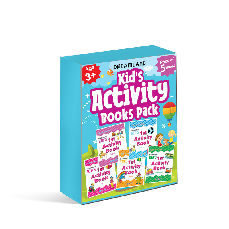 Kid's 1st Activity Age 3+ - Pack (5 Titles) : Interactive & Activity Children Book By Gurpreet Kaur 9788184515879