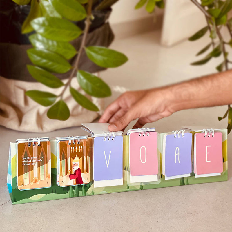 The Spelling Flipbook - Spell 3-4-5 letter words by going through this adorable adventure!