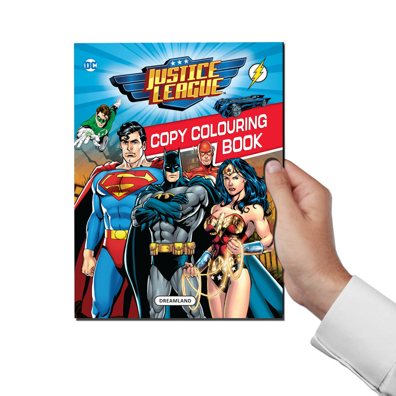 Justice League Copy Colouring and Activity Books Pack (A Pack of 5 Books)