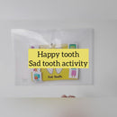 Happy tooth Sad tooth sorting activity