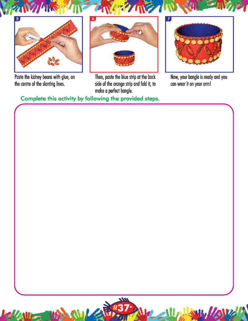 My Book of Art & Craft Part -5 : Interactive & Activity Children Book By Dreamland Publications 9789350893982