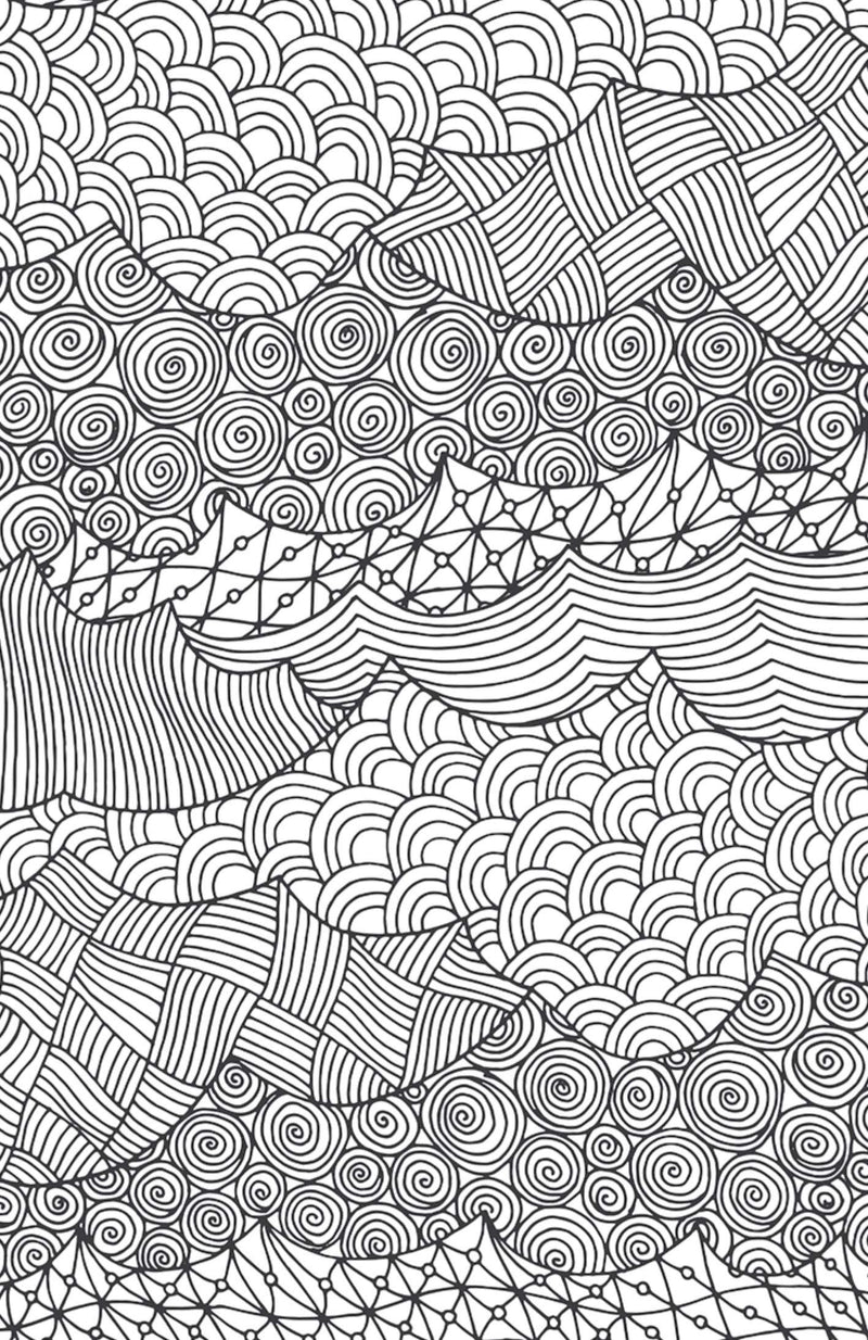Patterns - Mini Adult Colouring Pad