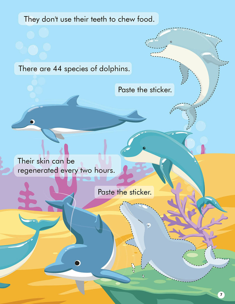 Explore the Sea Activity Book with Stickers and 3D Models : Interactive & Activity Children Book By Dreamland Publications 9789389281958