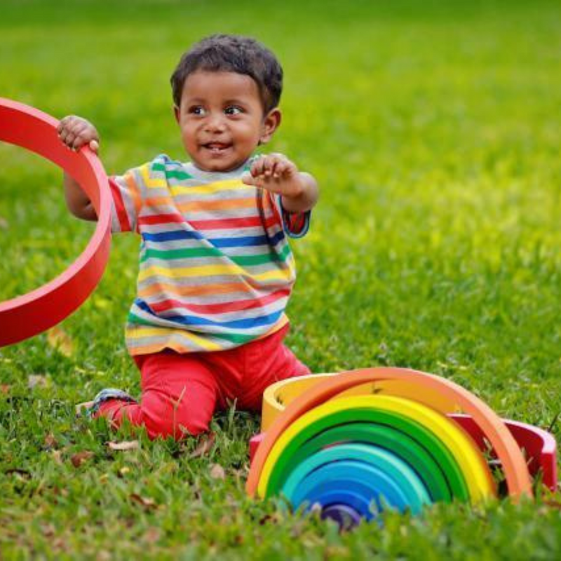 Rainbow Stacker - 12 pc