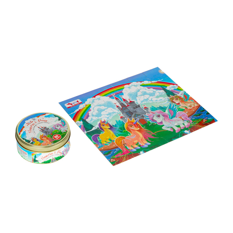 Unicorn and Pony Jigsaw Puzzle 30 pieces