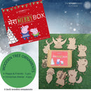 Wooden Ornaments Peppa Friends and Christmas