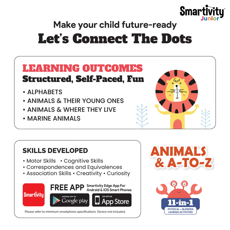 Smartivity Junior Animals & A-to-Z Pre-School