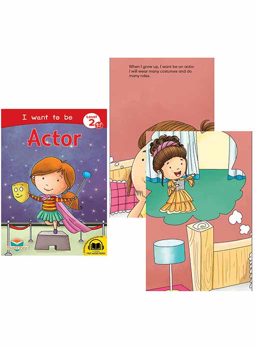Set of 8 I want to be Books for 6-7 Year Old Children