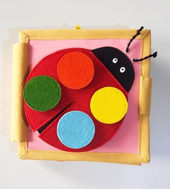 Colors In My World - Mini Quiet Book/ Cloth Book/Soft Book