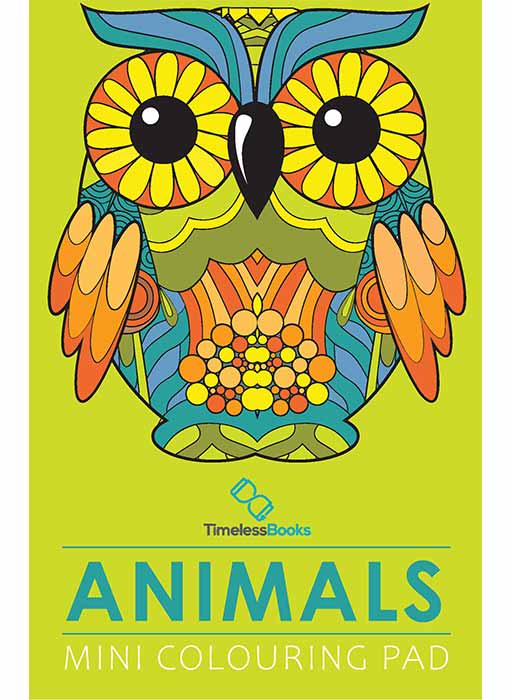 Animals - Mini Adult Colouring Pad