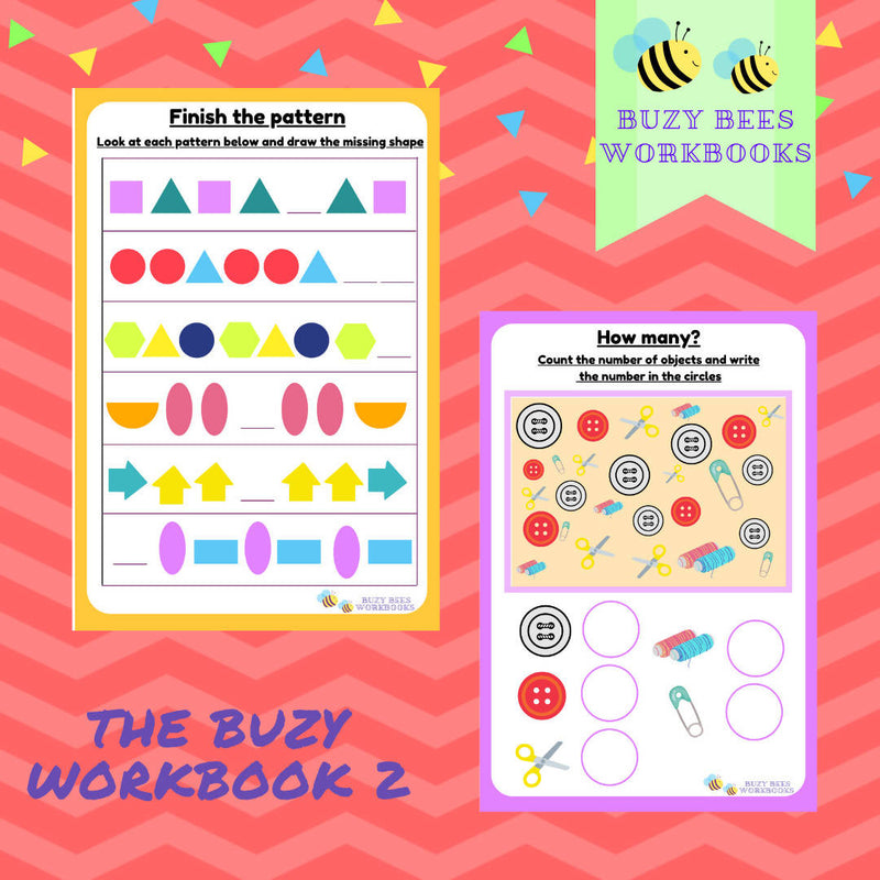 The BuzyBook Workbook Pack - Set of 2 (4 TO 6 YEARS)