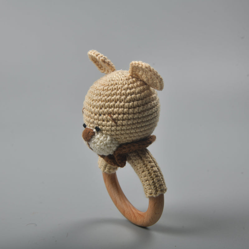 Svecha Toys: Buddy Bear - Crochet Teether cum Rattle