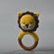 Svecha Toys: Adam the Lion - Crochet Teether cum Rattle