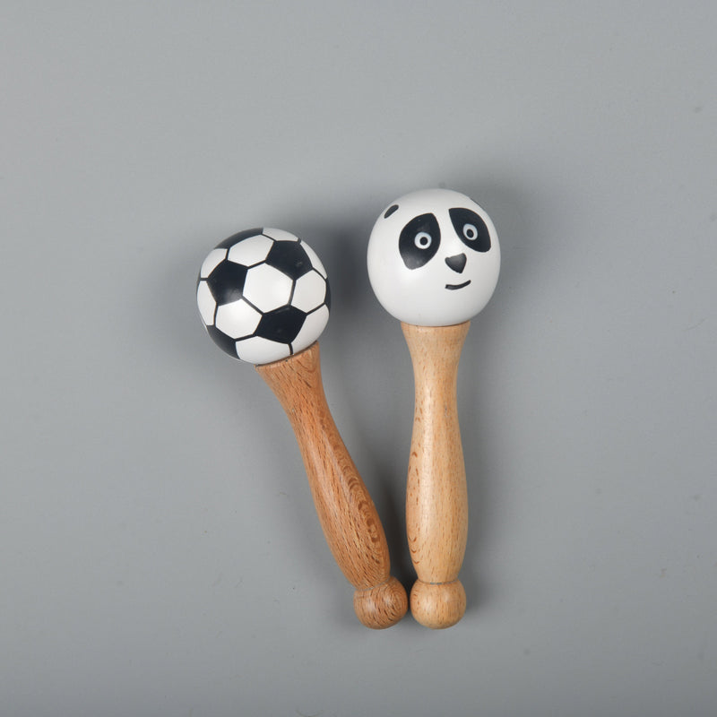 Svecha Toys: Hungry panda and football rattle