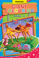 Giant Colouring Book - 4 : Drawing, Painting & Colouring Children Book By Dreamland Publications 9789350891278