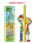 Height Chart - 6 : Reference Educational Wall Chart by Dreamland Publications