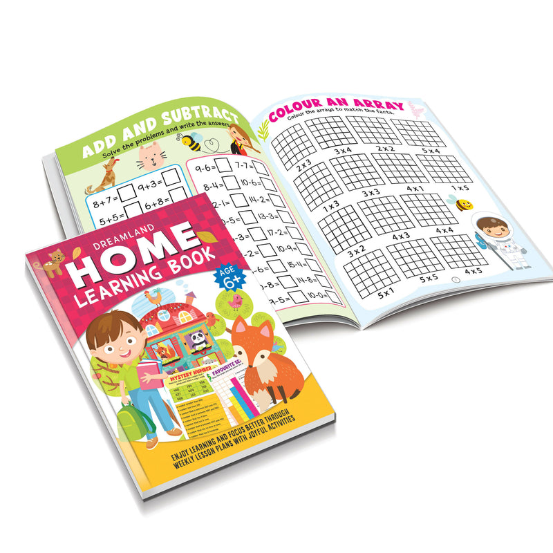 Home Learning Book With Joyful Activities - 3+ : Interactive & Activity Children Book by Dreamland Publications