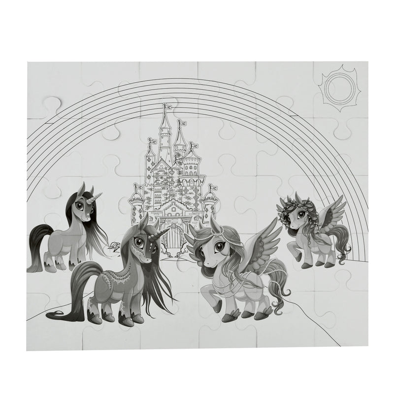 Unicorn and Pony Jigsaw Puzzle 30 pieces